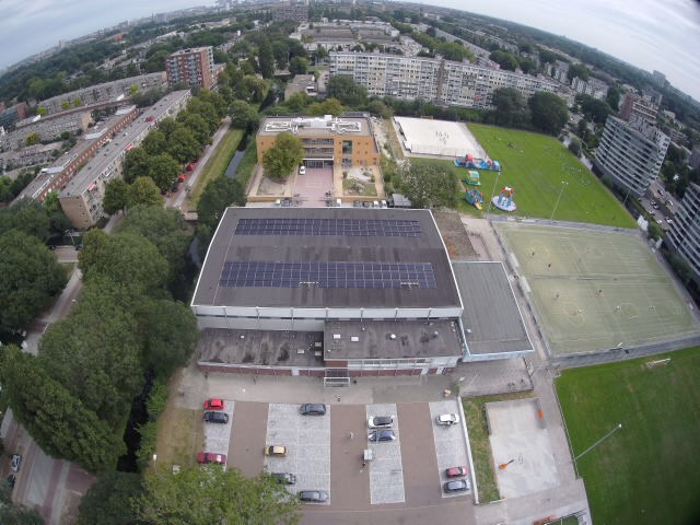 284 zonnepanelen gerealiseerd bij Sportaccommodatie HKV/Ons Eibernest